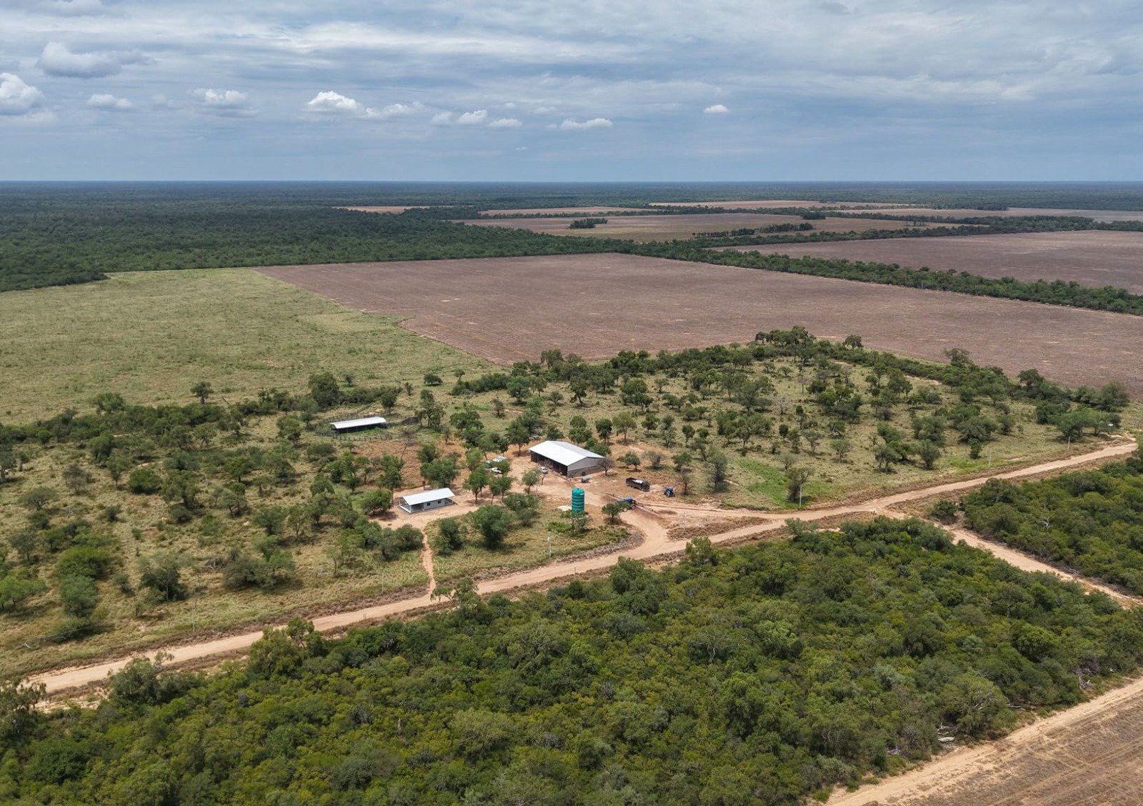 Vista general de la estancia agrícola