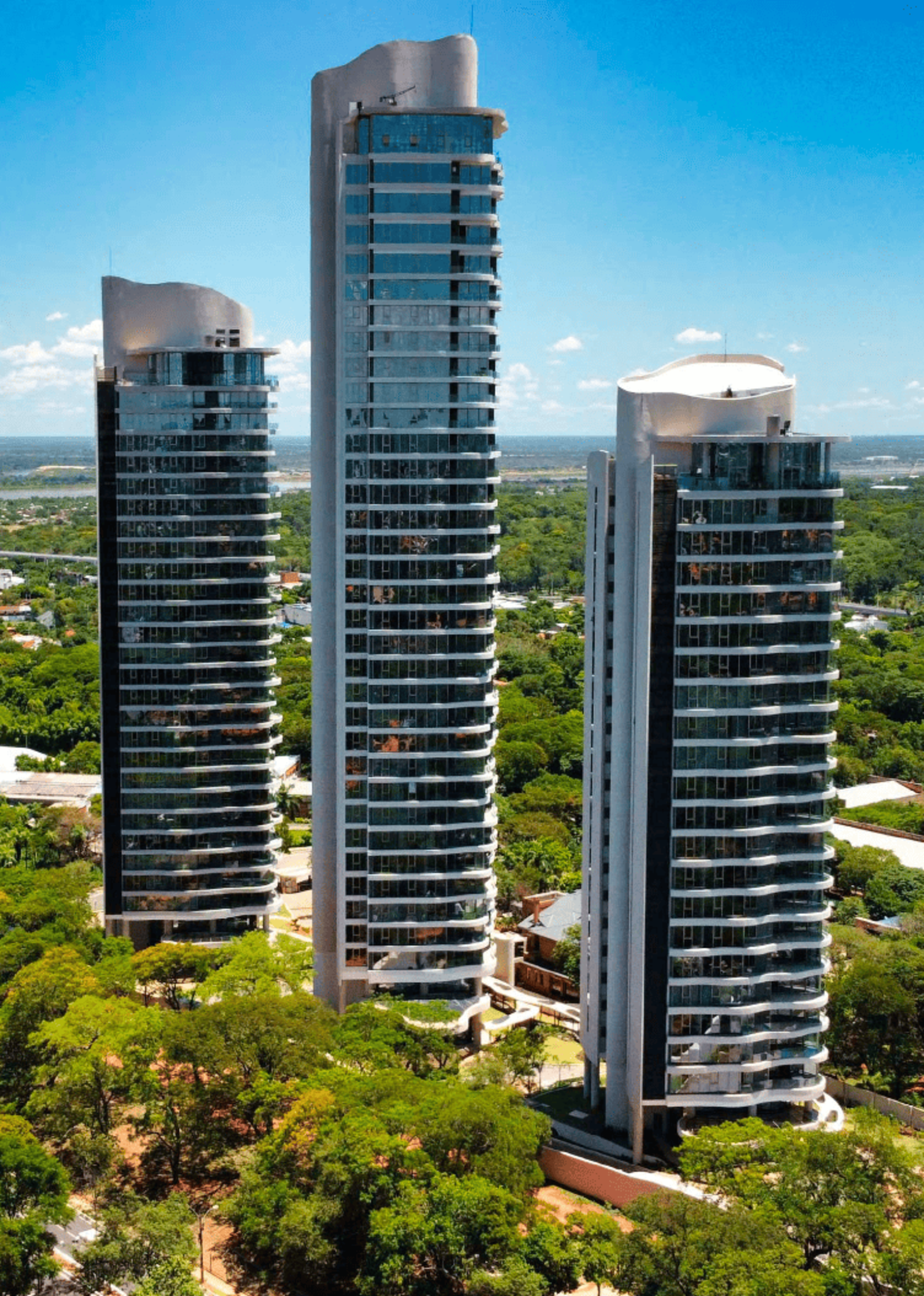 Tres torres de Jade Park