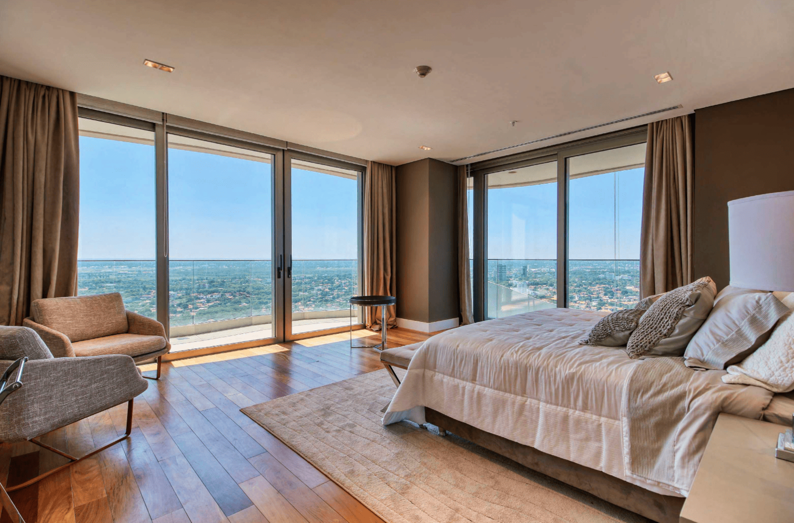 Habitación con vista a la ciudad en Jade Park